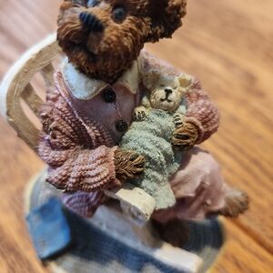 Boyd's Bears dorable Bear Figurine with Baby